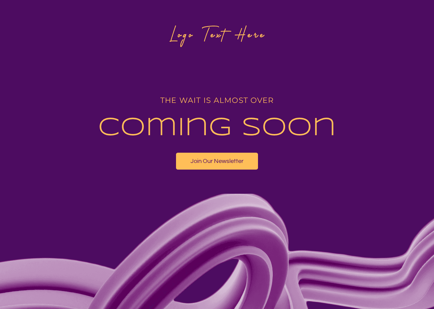 Elegant Coming Soon Website Preview