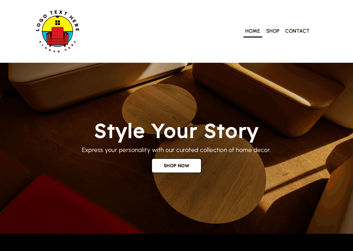 Modern Home Decor Website Preview