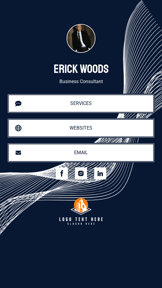Professional Business Expert Digital Business Card
