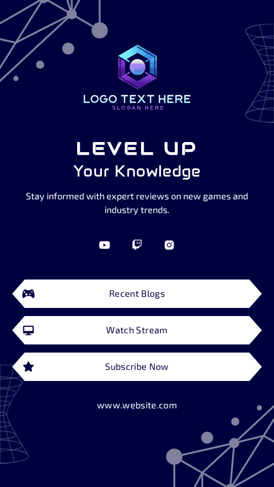 Gaming Review Blog Link in Bio Preview