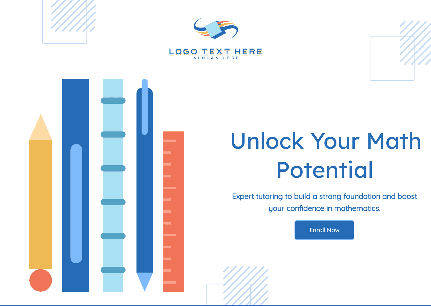Mathematics Tutoring Service Website Preview