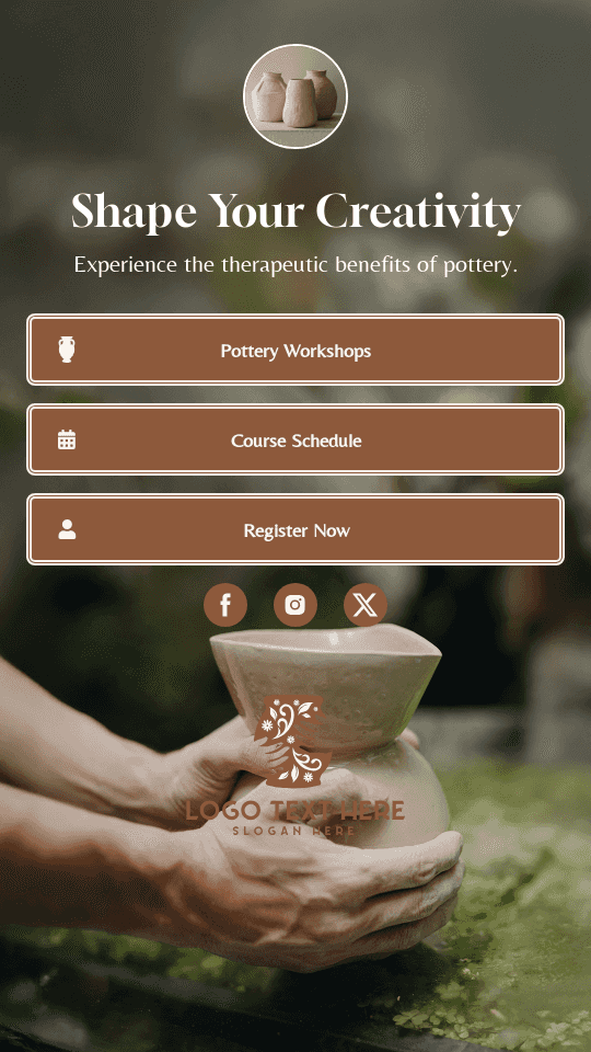 Ceramic Art Class Link in Bio Preview