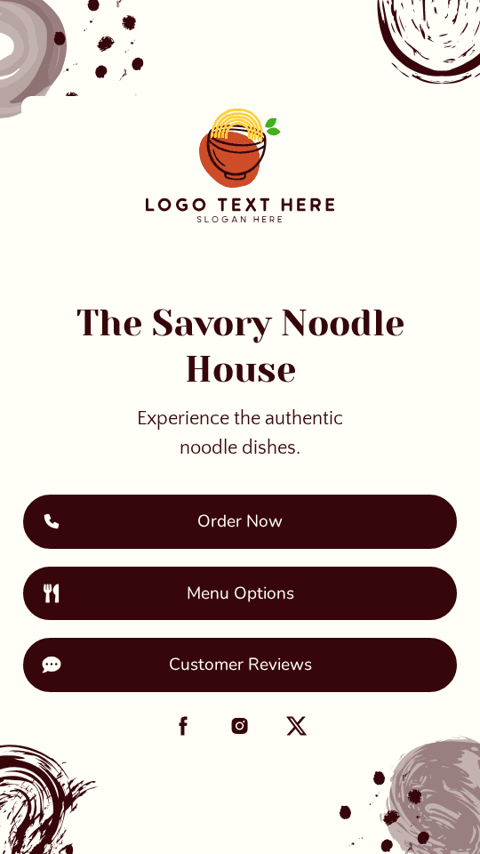 Handmade Noodle House Link in Bio Preview
