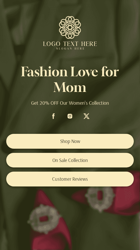 Motherhood Event Sale Link in Bio Preview