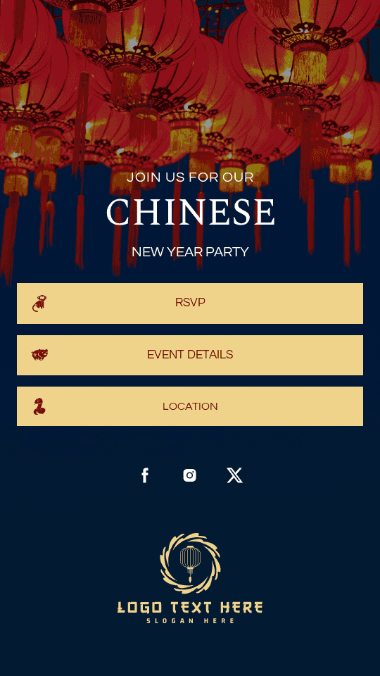 Lunar New Year Invitation Link in Bio Preview