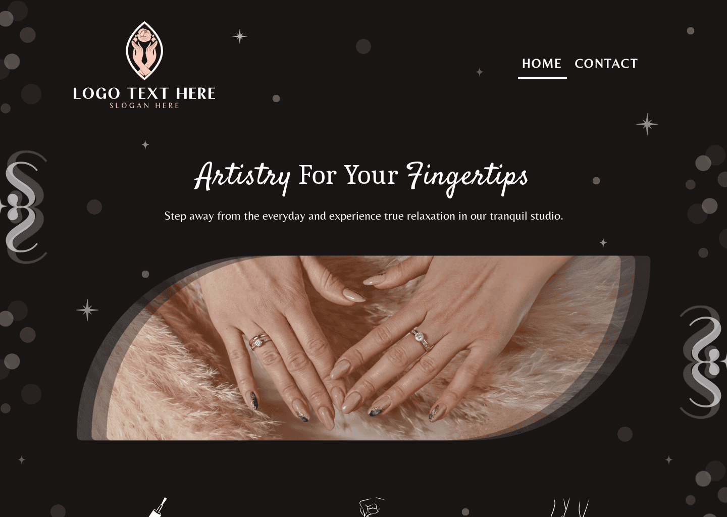 Nail Art Studio Website Preview
