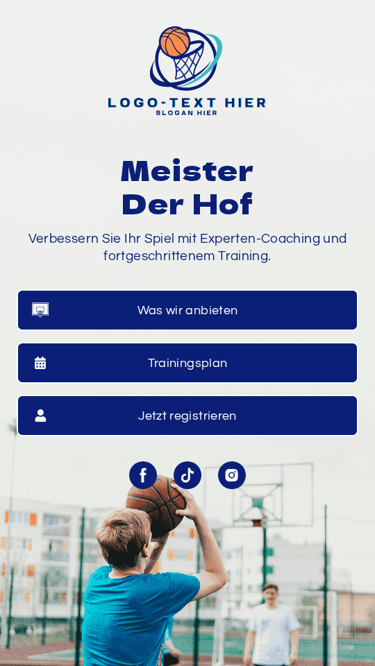 Basketball-Trainingsklasse Link in Bio