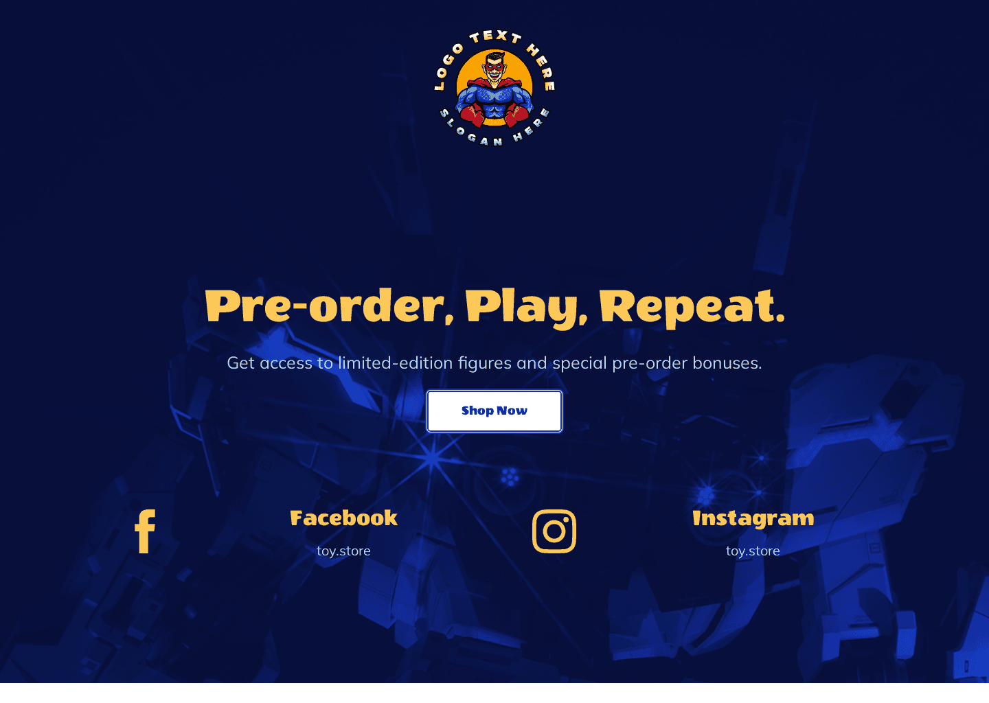 Anime Collectibles Shop Website Preview