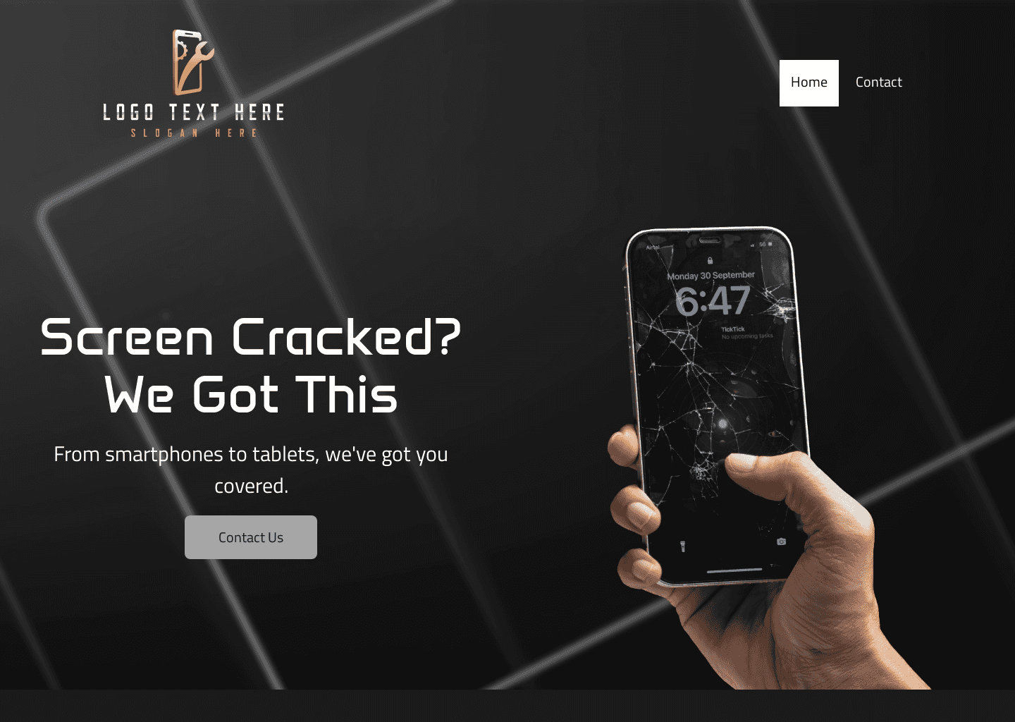 Gadget Repair Technician Website Preview