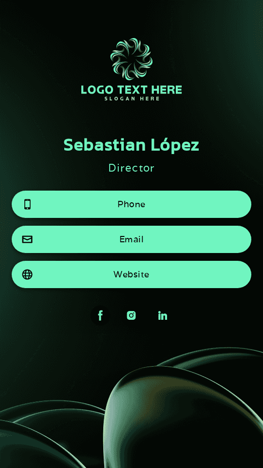 Business Director Digital Business Card Preview