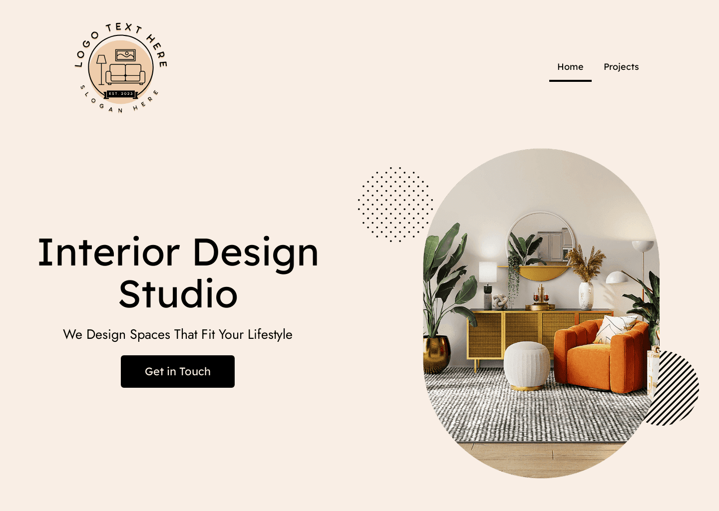 Interior Design Portfolio Website