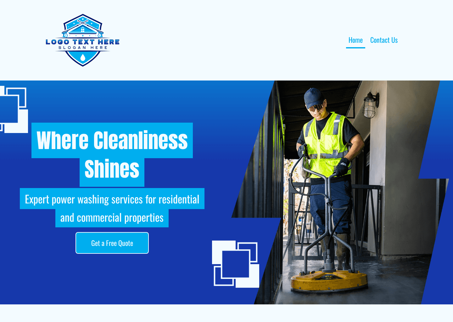 Power Washing Solutions Website Preview