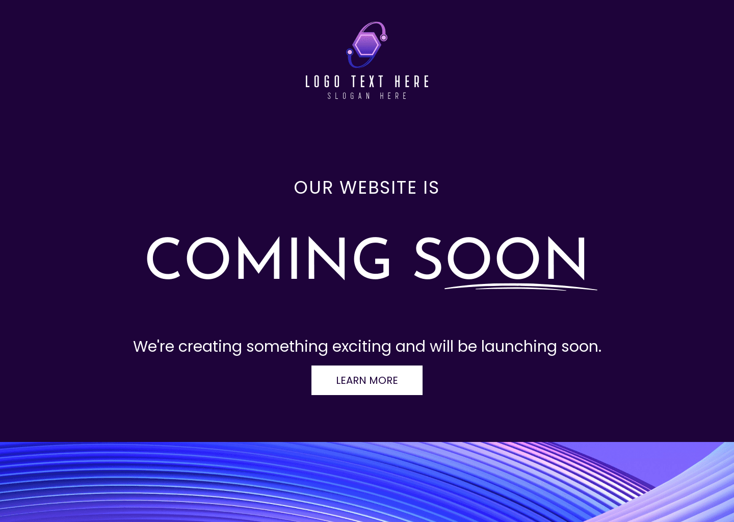 Generic Launch Teaser Website Preview