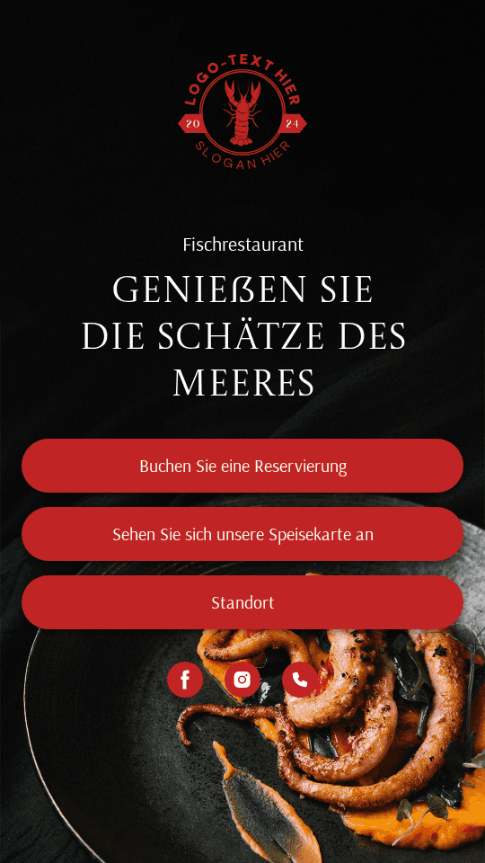 Küstenmeerfrüchte-Restaurant Link in Bio