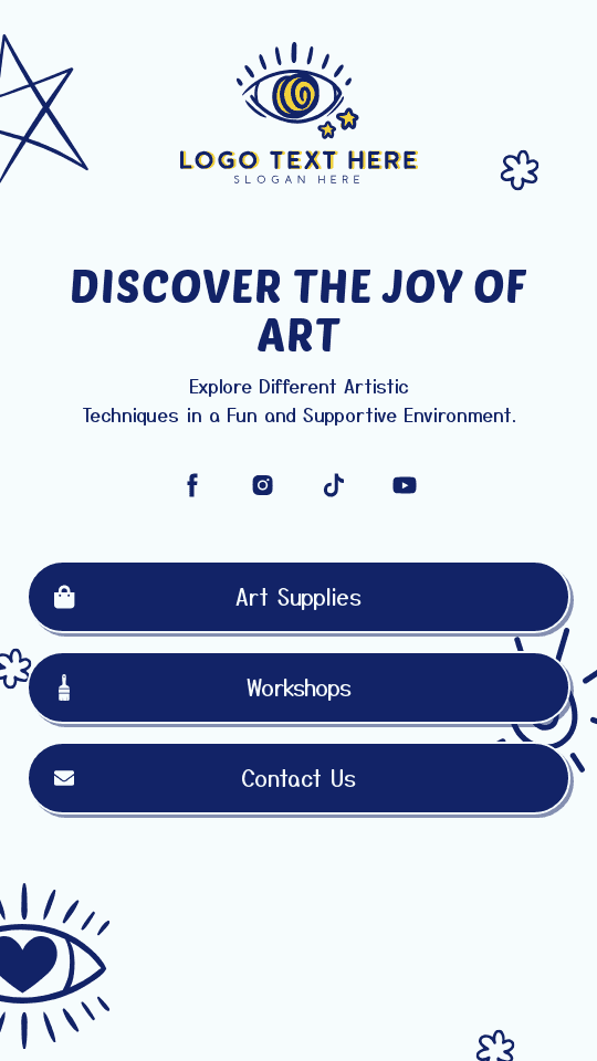 Quirky Art Workshop Link in Bio Preview