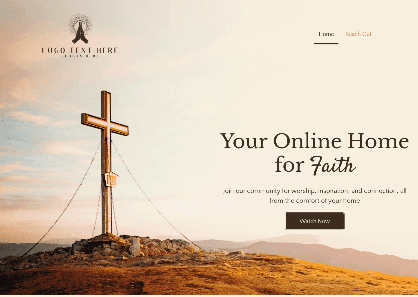Online Sunday Mass Website Preview