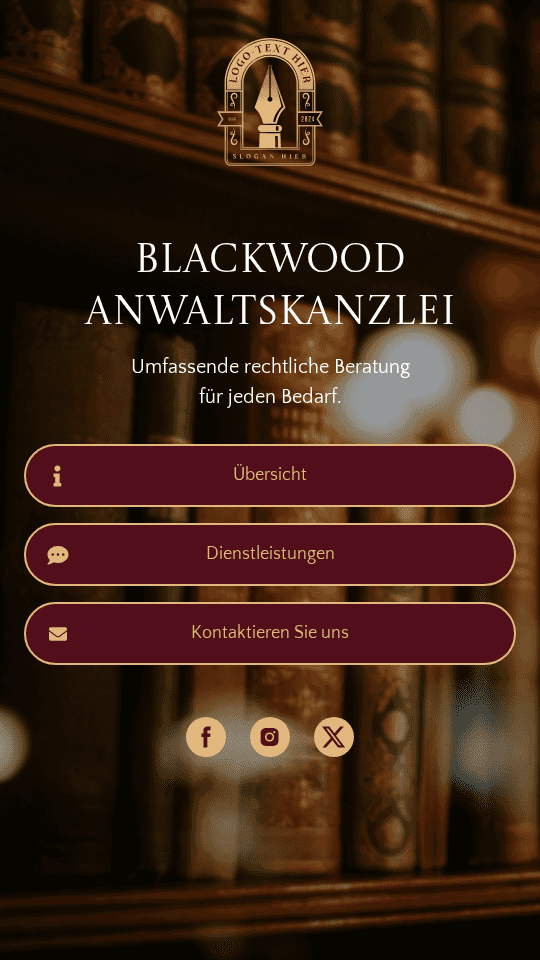 Rechtsanwalt Dienstleistungen Link in Bio