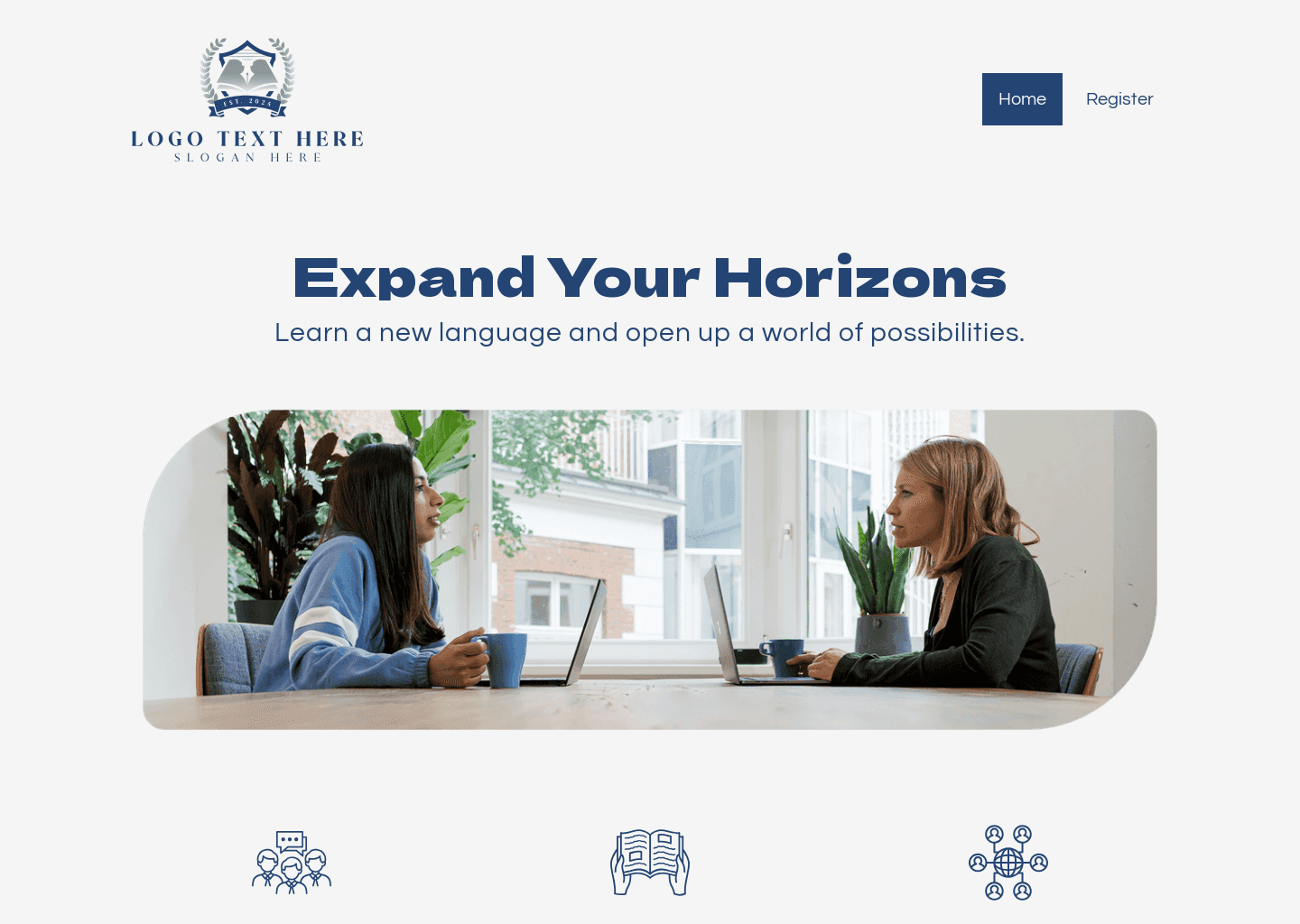 Language Learning Classes Website