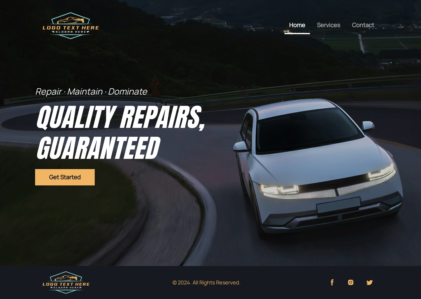 Auto Repair Services Website Builder Image Preview