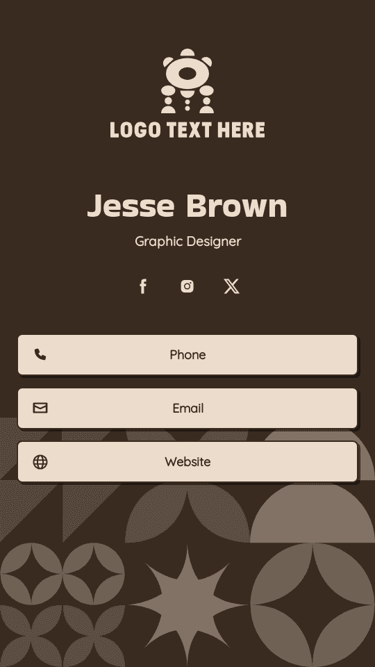 Creative Graphic Designer Digital Business Card Preview