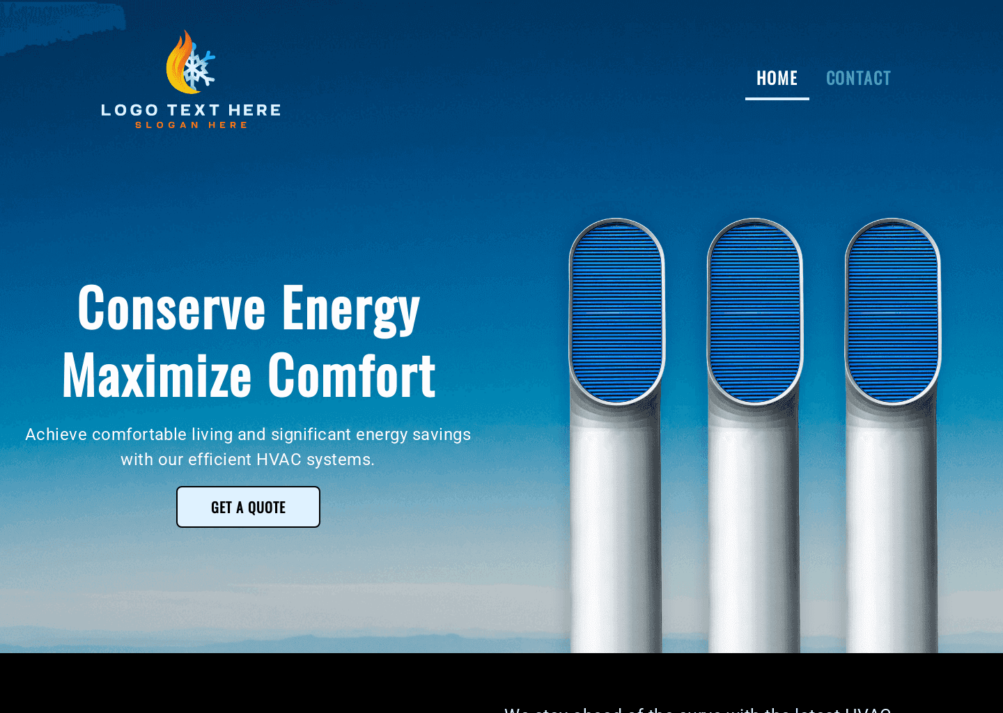 HVAC Installation Service Website