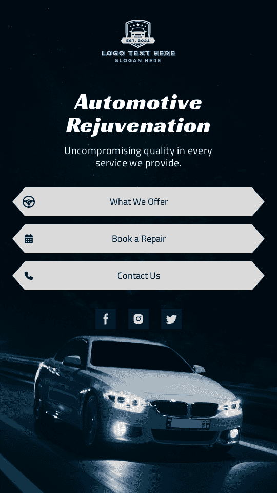 Premium Car Repair Link in Bio Preview