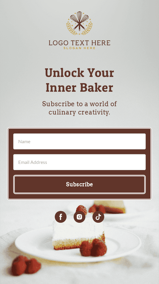 Baking Class Subscription Link in Bio Preview