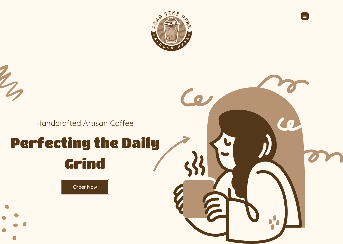 Handcrafted Artisan Coffee Website Preview