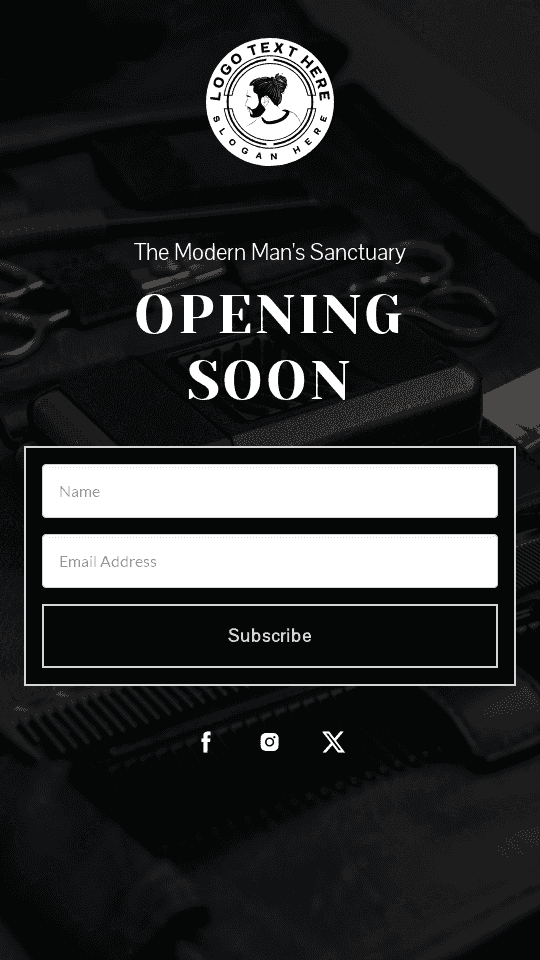 Artisan Barbershop Opening Link in Bio Preview