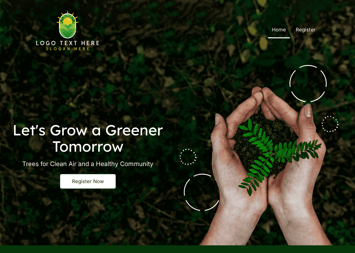 Community Tree Planting Website Preview