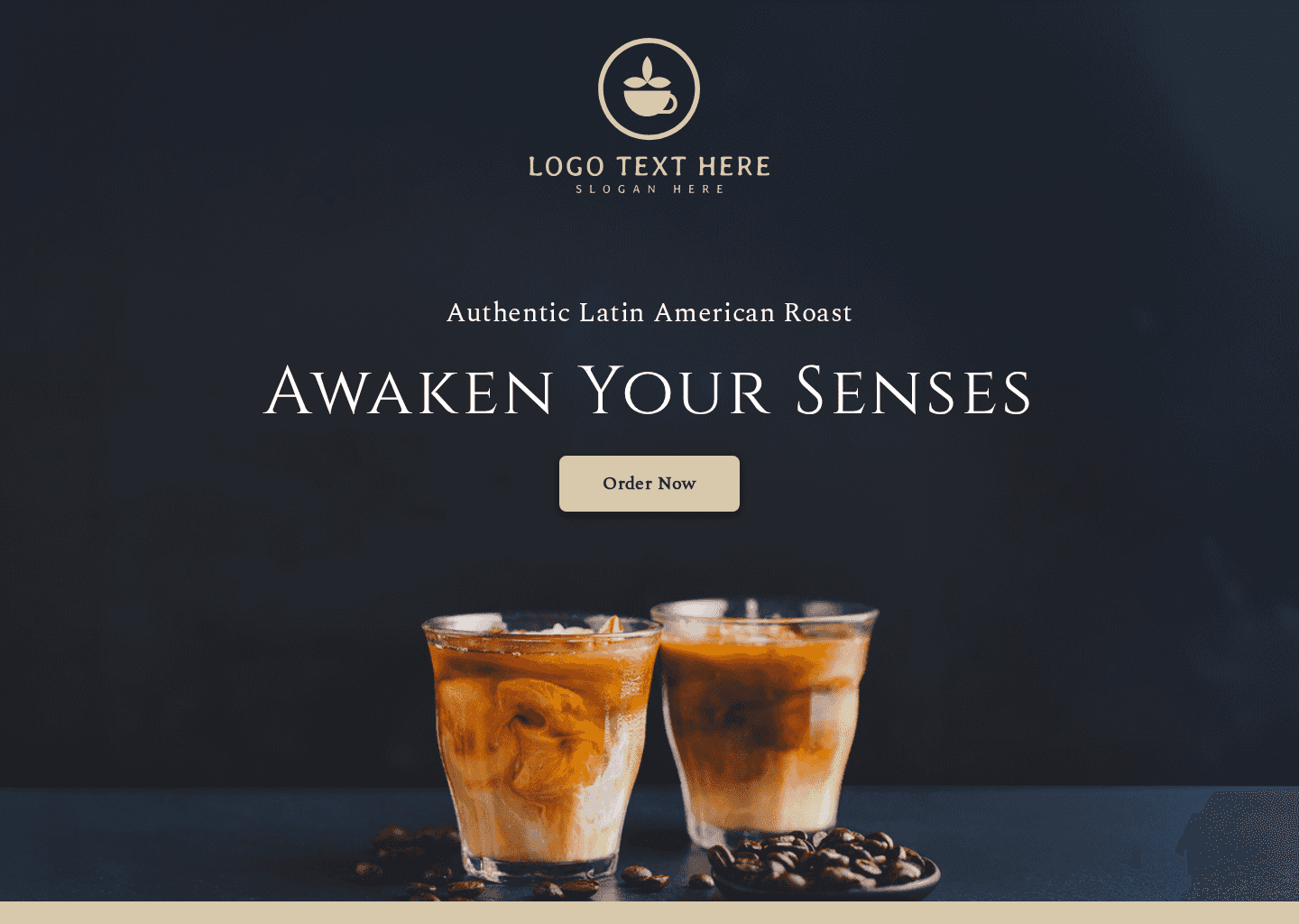 Coffee Bean Shop Website Preview