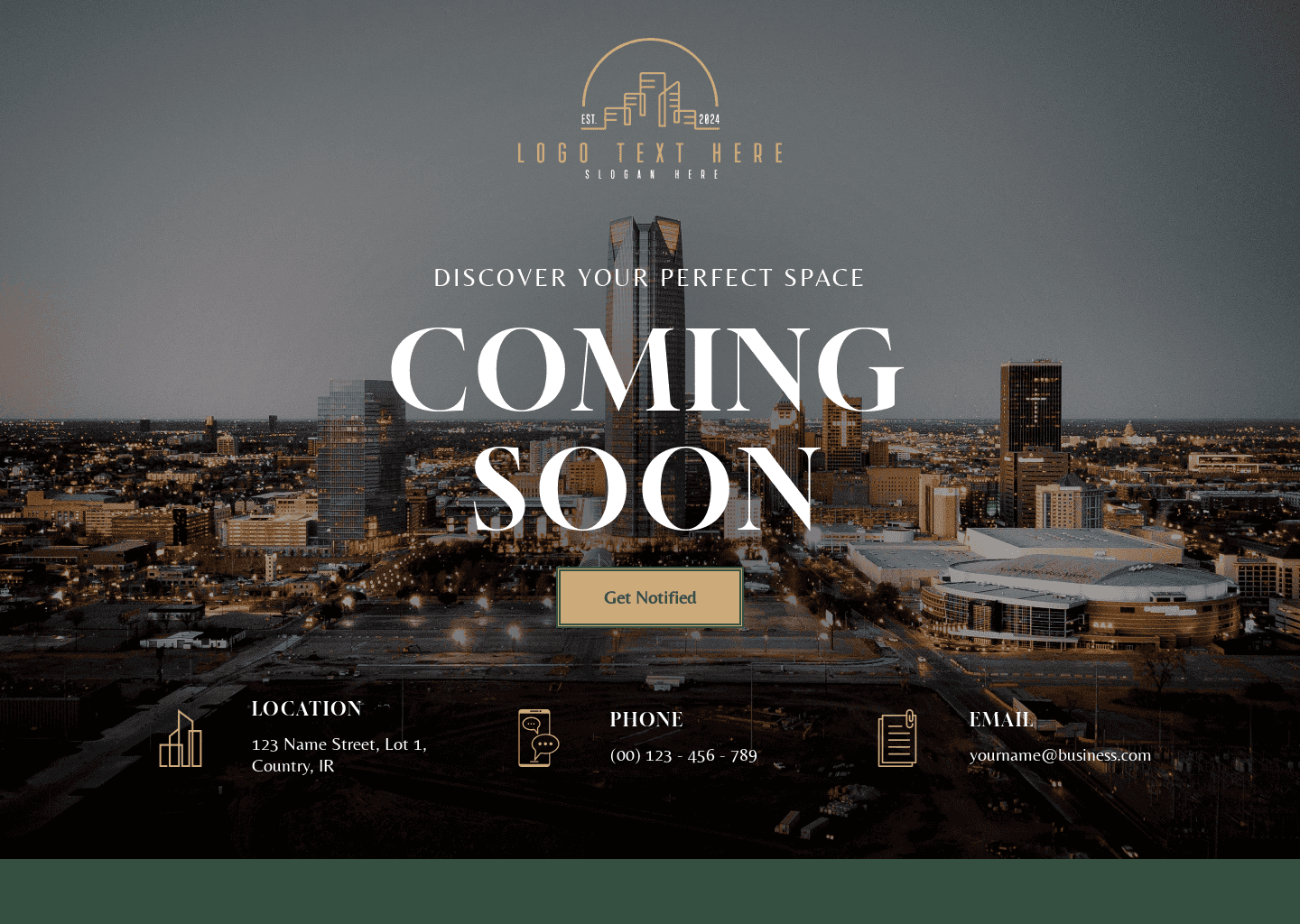 Condominium Coming Soon Website