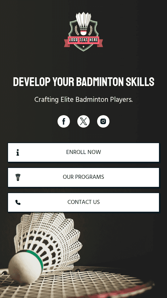 Badminton Performance Training Link in Bio Preview