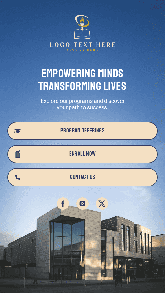 College University Education Link in Bio Preview