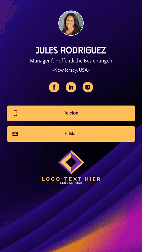 Leiter Öffentlichkeitsarbeit Digital Business Card