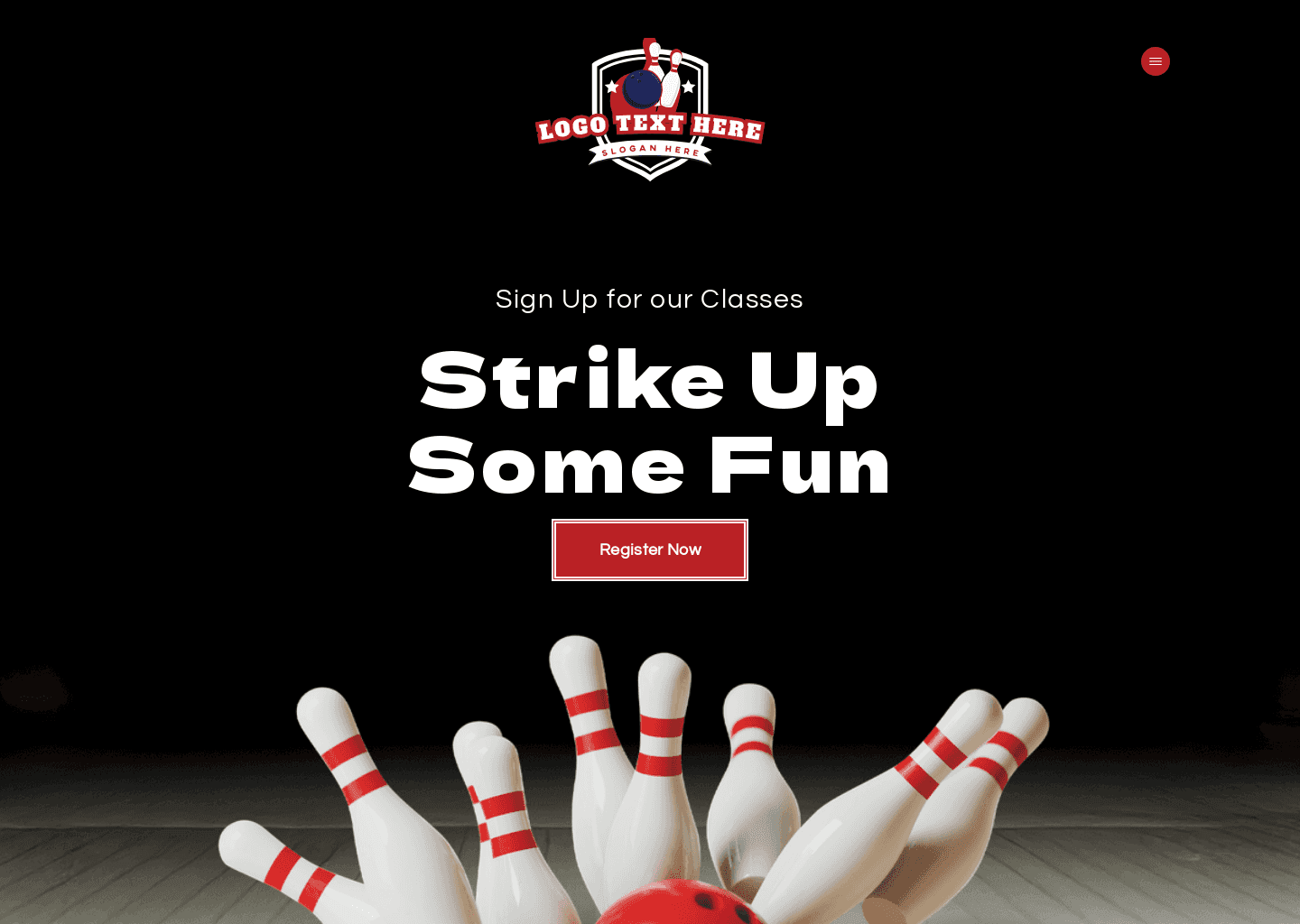 Professional Bowling Class Website