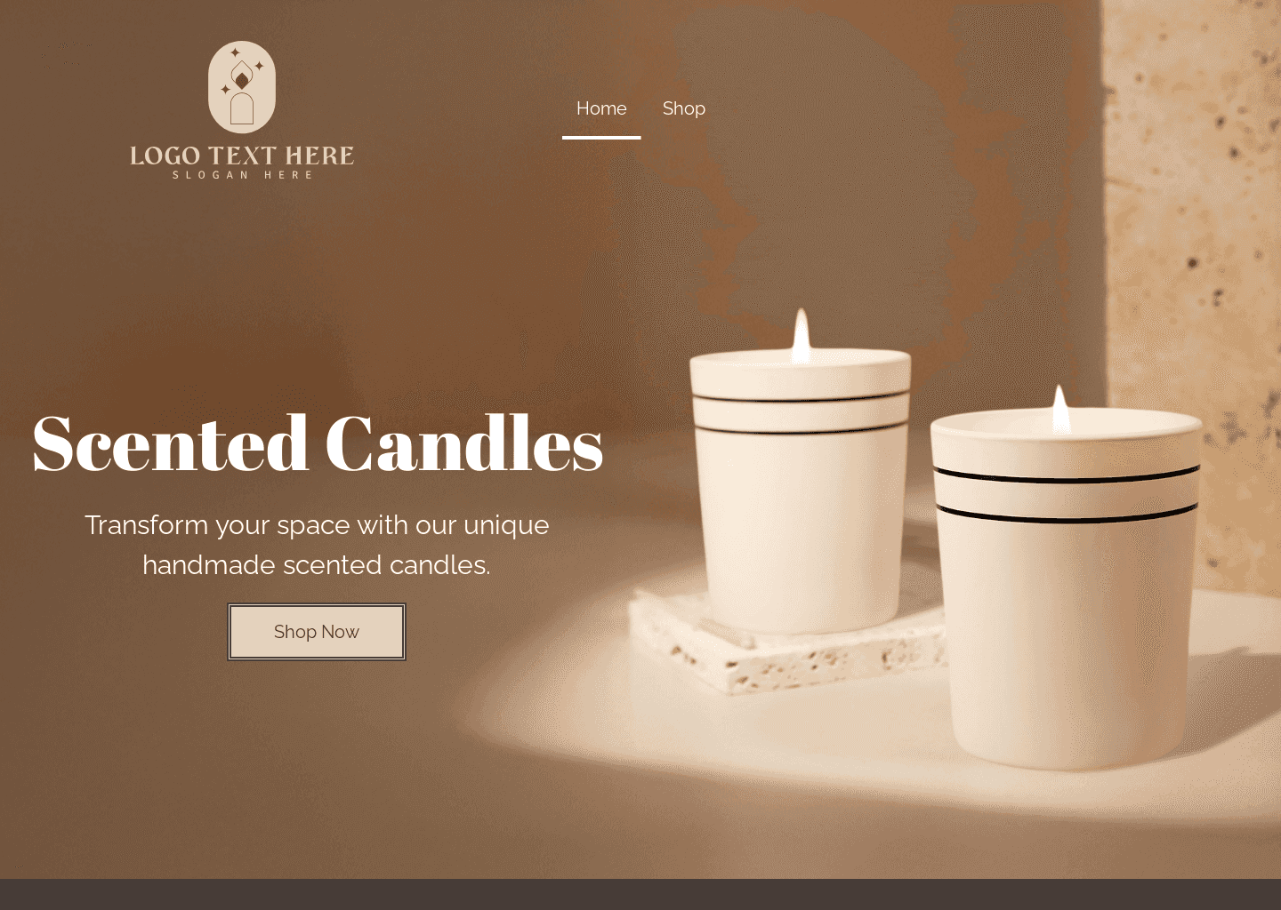 Handmade Scented Candle Website