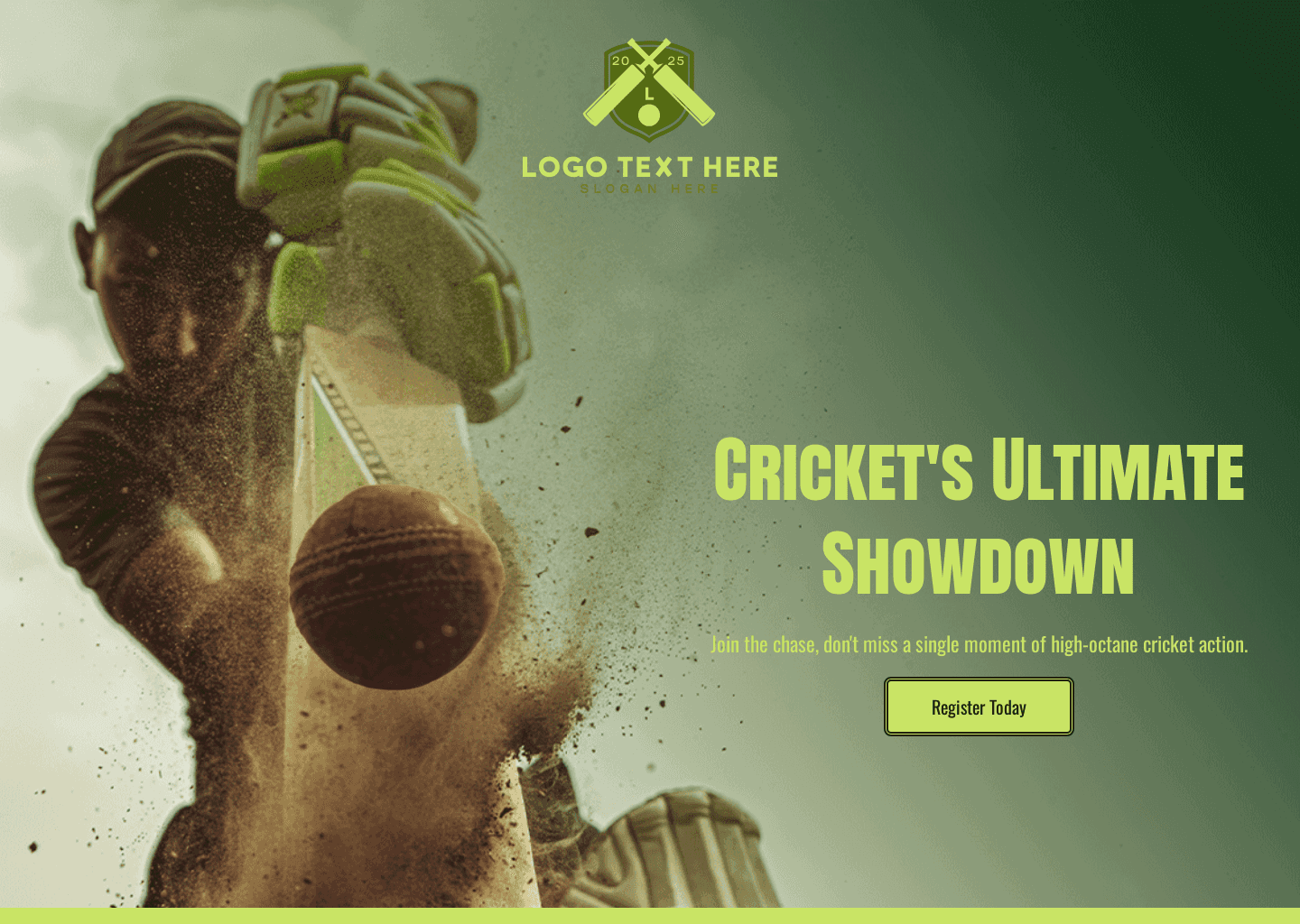 Cricket Team Tournament Website Preview