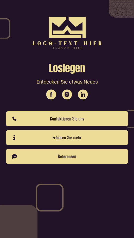 Generisches Unternehmensgeschäft Link in Bio