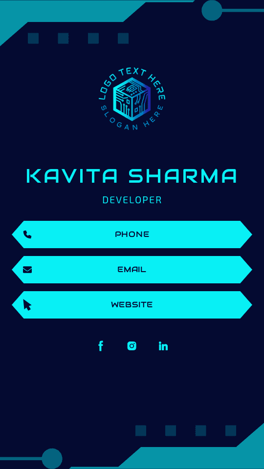Gaming Developer Digital Business Card