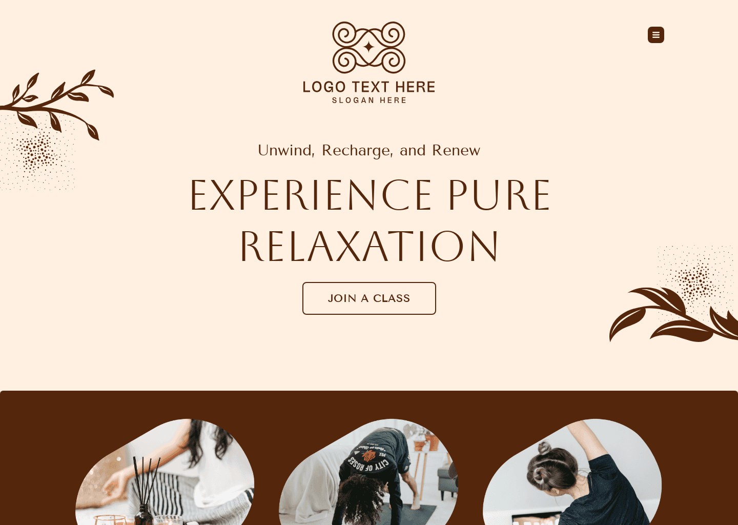 Mindfulness Meditation Website Preview