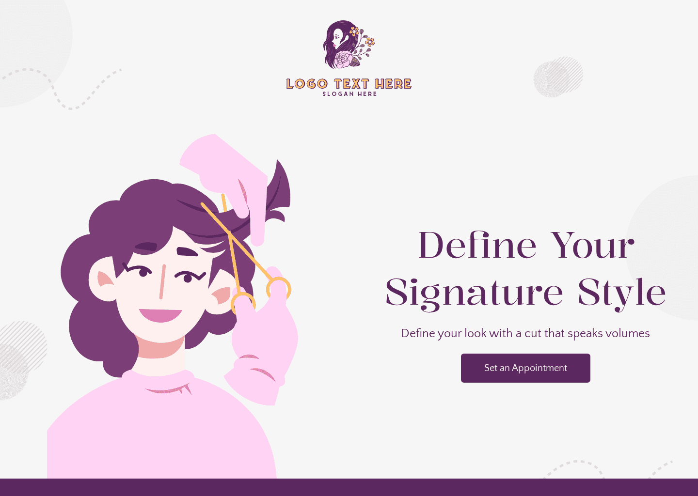 Hair Beauty Parlor Website Preview