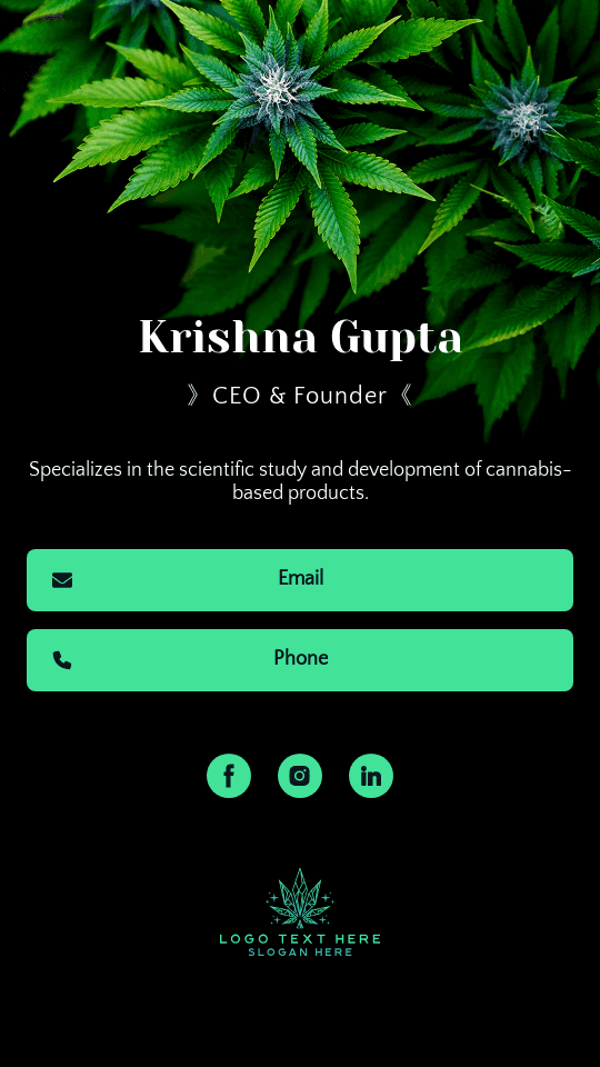 Medicinal Chemist Digital Business Card