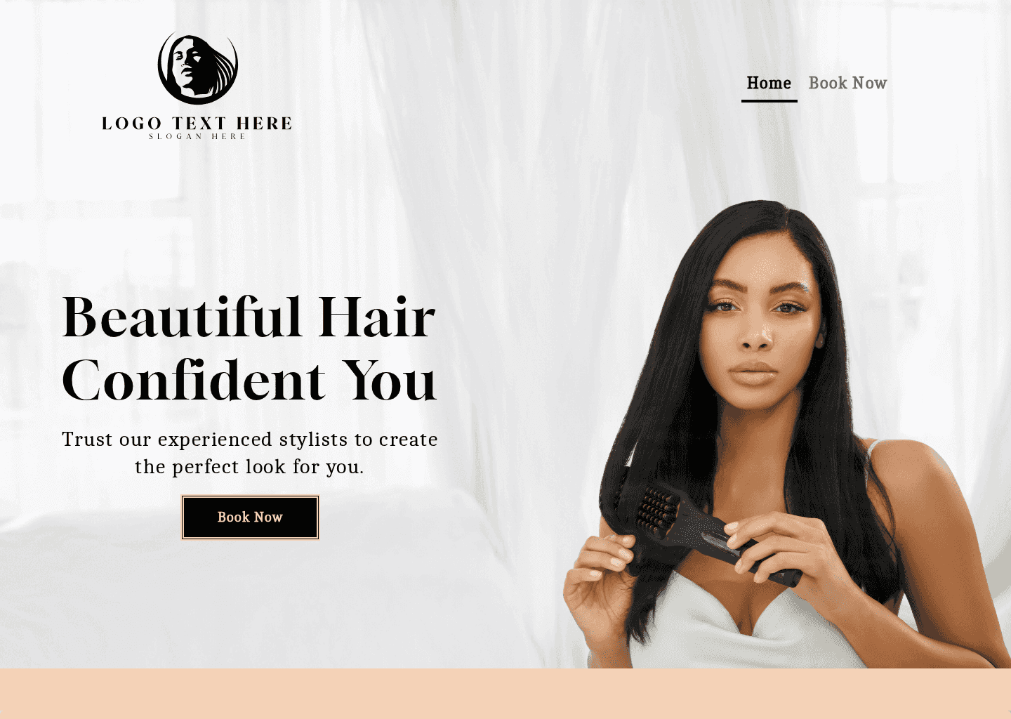 Beauty Hair Salon Website Preview