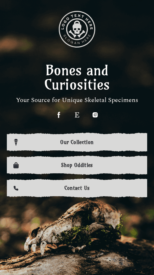 Animal Bones Store Link in Bio Preview