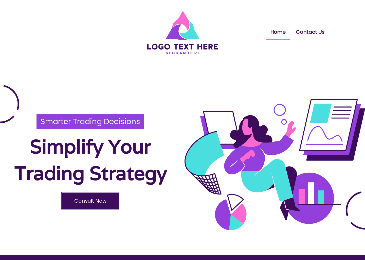 Business Trading Plan Website Preview