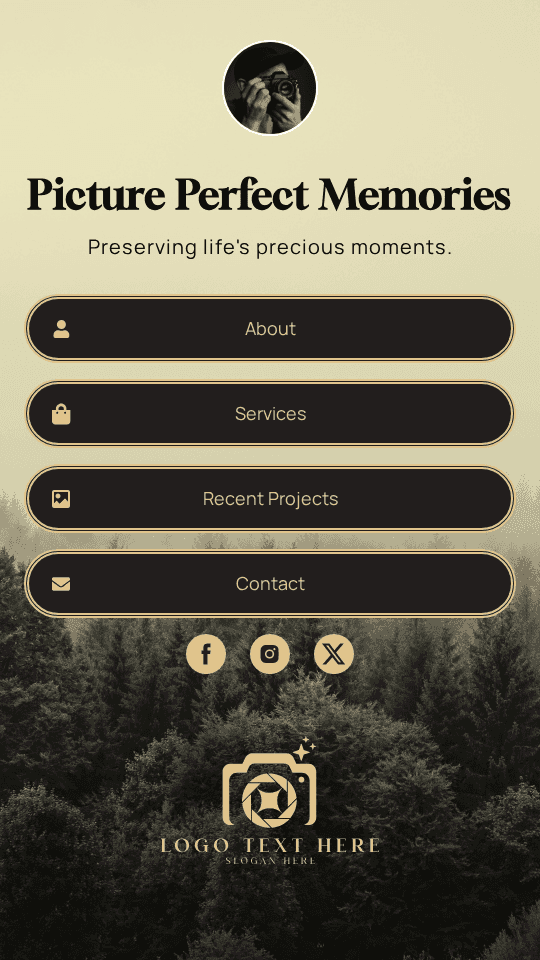 Photographer Business Link in Bio Preview