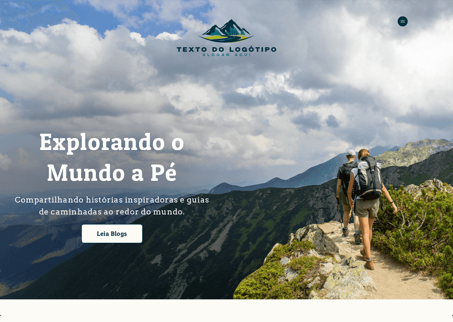 Blog de Aventura de Caminhada Website Preview