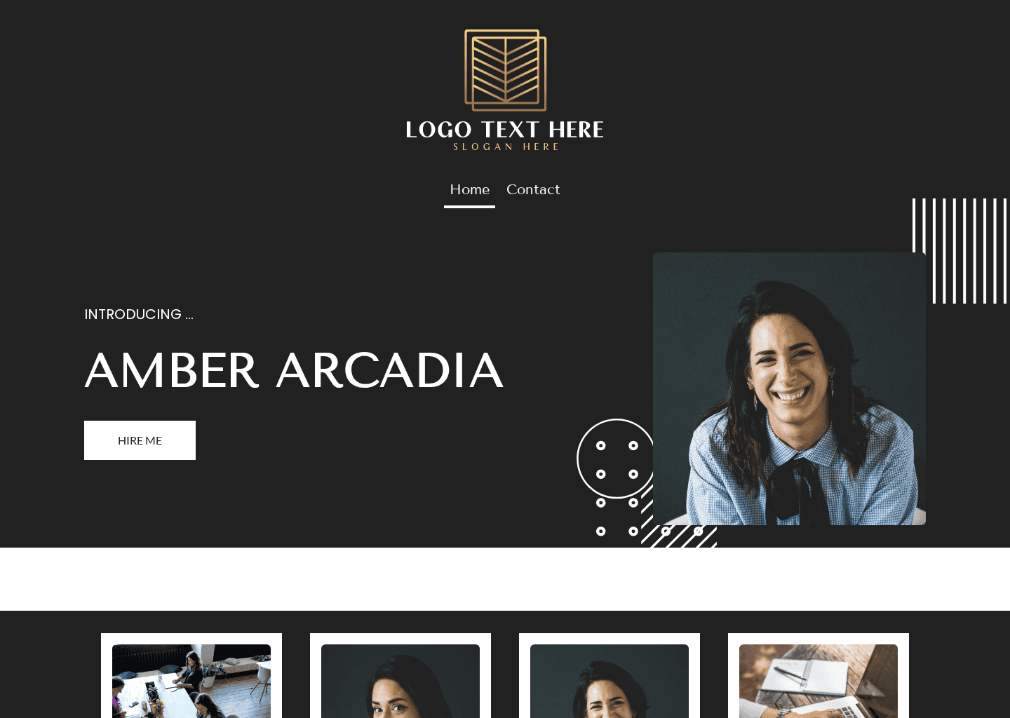 Personal Freelance Website Preview