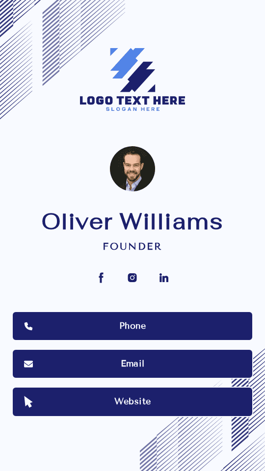 Business Generic Founder Digital Business Card Preview